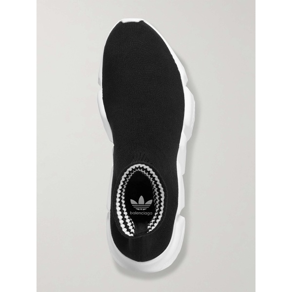 아디다스 발렌시아가 BALENCIAGA + adidas Speed Light Logo-Jacquard Stretch-Knit Slip-On Sneakers 1647597301812669