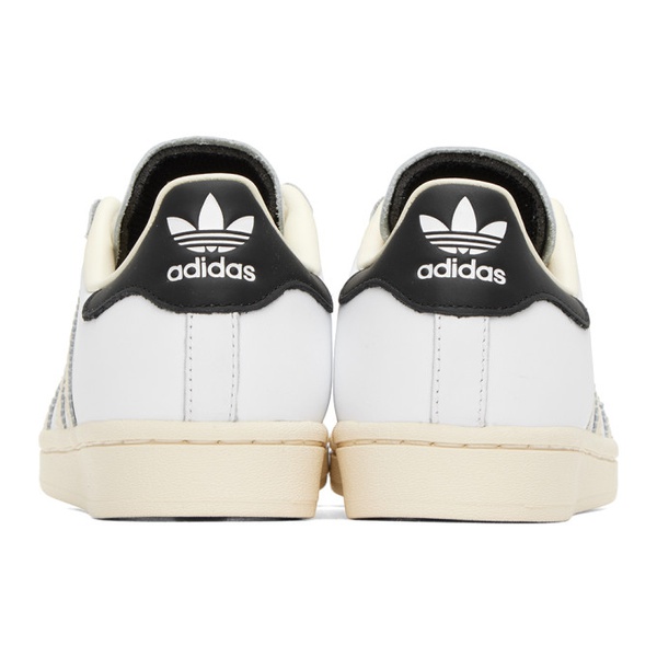 아디다스 아디다스 오리지널 Adidas Originals White & 오프화이트 Off-White Superstar Sneakers 232751F128065