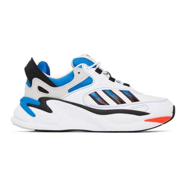 아디다스 아디다스 오리지널 Adidas Originals White & Blue Ozmorph Sneakers 232751M237075