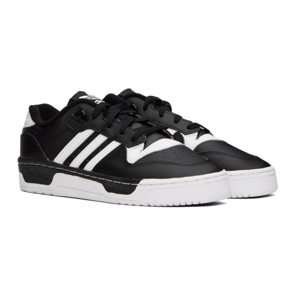 아디다스 아디다스 오리지널 Adidas Originals Black Rivalry Low Sneakers 232751M237133