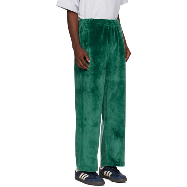 아디다스 아디다스 오리지널 Adidas Originals Green Drawstring Sweatpants 241751M191000