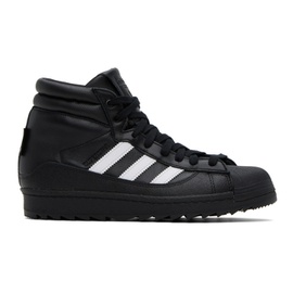 아디다스 오리지널 Adidas Originals Black Superstar Gore-Tex Winter Boots 241751M224000