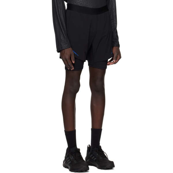 아디다스 아디다스 오리지널 Adidas Originals Black HIIT Shorts 231751M193019