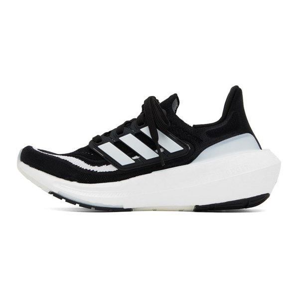 아디다스 아디다스 오리지널 Adidas Originals Black & White Ultraboost Light Sneakers 231751F128076