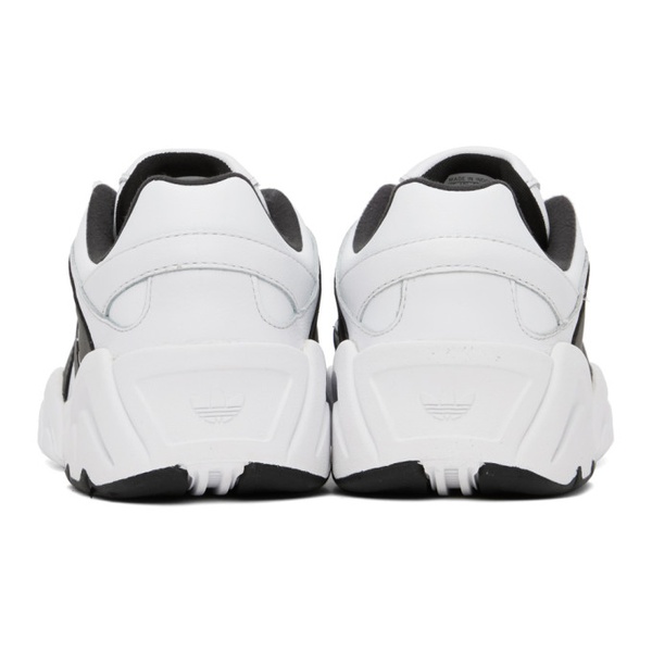 아디다스 아디다스 오리지널 Adidas Originals White & Black Predator XLG Sneakers 241751M237015