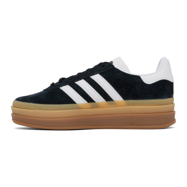 아디다스 아디다스 오리지널 Adidas Originals Black & White Gazelle Bold Sneakers 241751F128054
