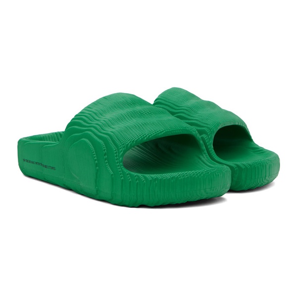 아디다스 아디다스 오리지널 Adidas Originals Green Adilette 22 Slides 241751M234008