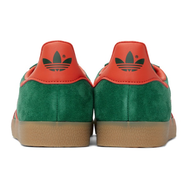 아디다스 아디다스 오리지널 Adidas Originals Green Gazelle Sneakers 241751M237059