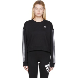 아디다스 오리지널 Adidas Originals Black Adicolor Classics Sweatshirt 222751F098001