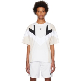 아디다스 오리지널 Adidas Originals 오프화이트 Off-White & Beige Rekive T-Shirt 231751M213024