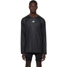 아디다스 오리지널 Adidas Originals Black Workout Long Sleeve T-Shirt 231751M213030