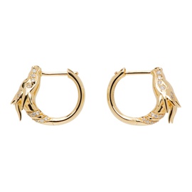 Adina Reyter Gold Dragon Huggie Earrings 241734F009000