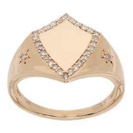 Adina Reyter Gold Shield Ring 241734F011001
