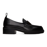 Aeyde Black Ruth Calf Loafers 241454F121012