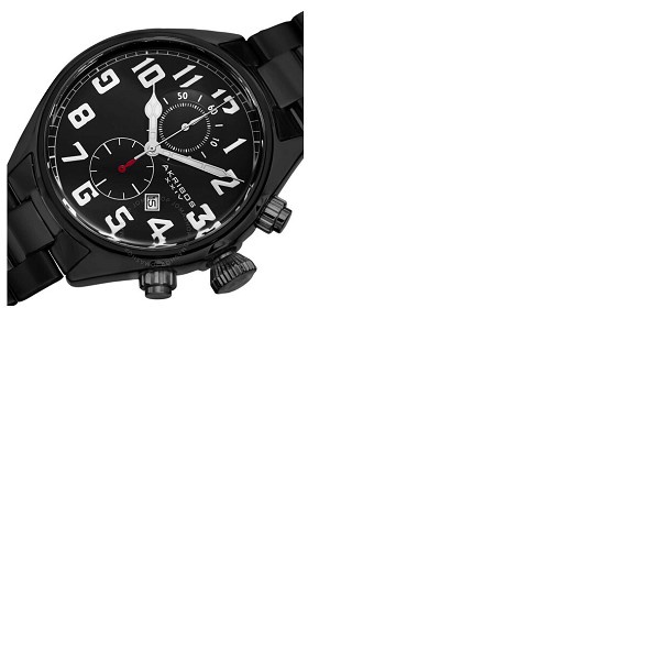 Akribos Xxiv Trek Chronograph Quartz Black Dial Mens Watch P50128