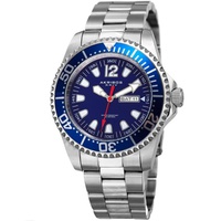 Akribos Xxiv MEN'S Extremis Stainless Steel Blue Dial Watch P50170