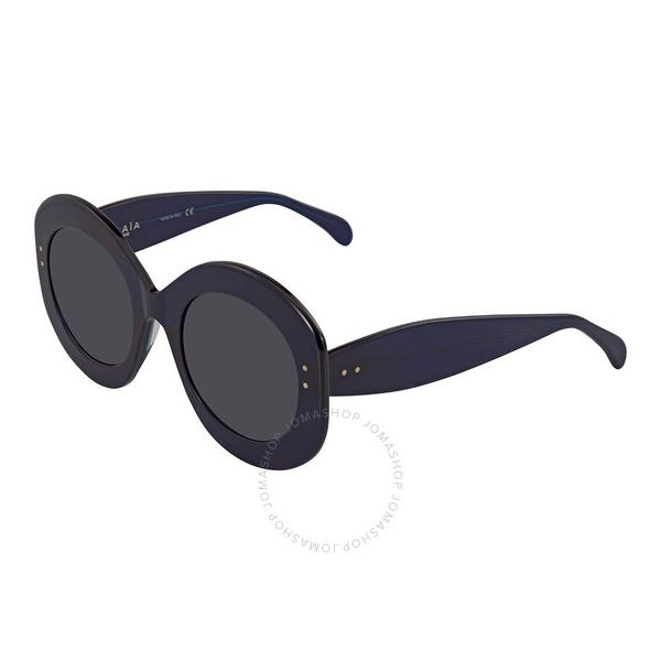  Alaia Azzedine Grey Oversized Ladies Sunglasses AA0003S-003 52 AA0003S 003 52