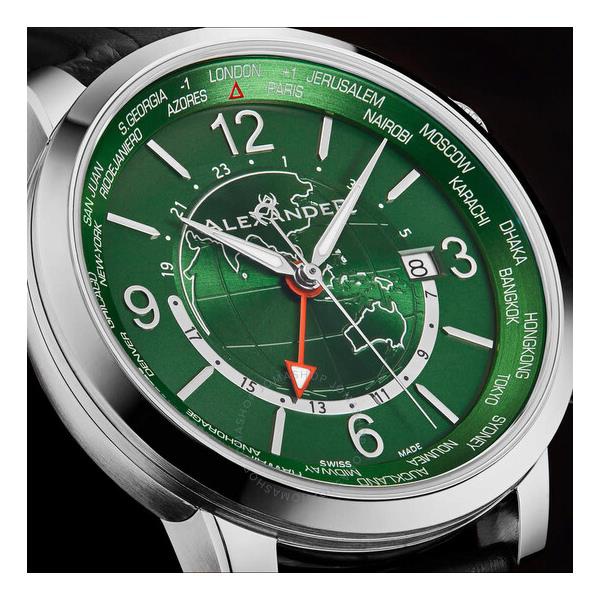 Alexander 2 Quartz Green Dial Mens Watch A171A-04