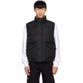 알렉산더맥퀸 Alexander McQueen Black Polyester Vest 222259M185001