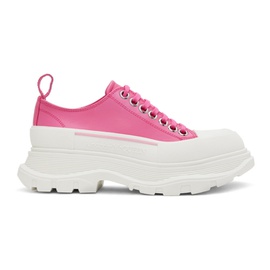 알렉산더맥퀸 Alexander McQueen Pink Tread Slick Sneakers 231259F128015