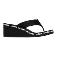 알렉산더 왕 Alexander Wang Black Wedge Sandals 232187F125002