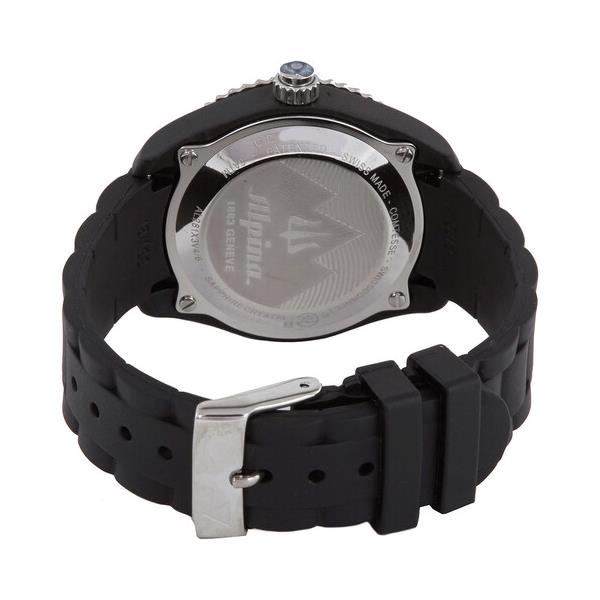  Alpina Horological Smartwatch Alarm Black Dial Ladies Watch AL-281BS3V6