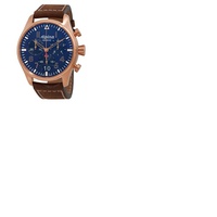 Alpina Startimer Pilot Chronograph Quartz Blue Dial Mens Watch AL-372NB4S4