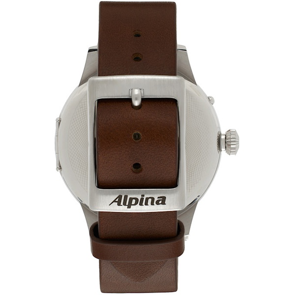  Alpina Brown Startimer Pilot Heritage Automatic Watch 241224M165009