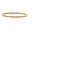 A모우 MOUR 4mm Infinity Rope Chain Bracelet In 14K Yellow Gold, 7.5 In JMS010511