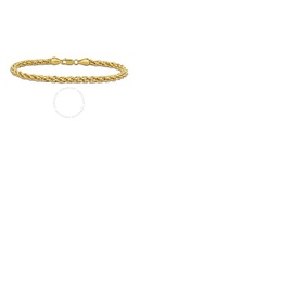 A모우 MOUR 4mm Infinity Rope Chain Bracelet In 14K Yellow Gold, 7.5 In JMS010511