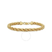 A모우 MOUR 6mm Infinity Rope Chain Bracelet In 14K Yellow Gold, 9 In JMS010515