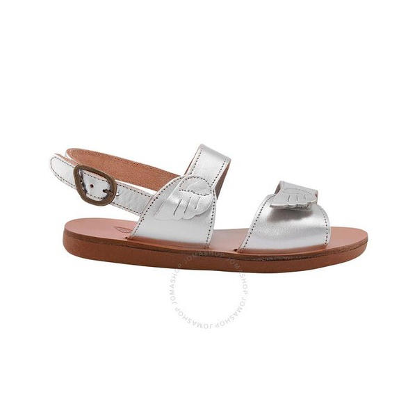  에인션트 그릭 샌들 Ancient Greek Sandals Kids Silver Iliada Open-Toe Sandals 11051 1051 00479