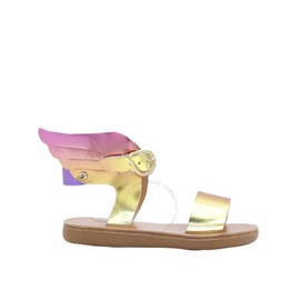 에인션트 그릭 샌들 Ancient Greek Sandals Girls Tropical Sunset Little Ikaria Soft Vachetta Sandals 10393-1051-00708