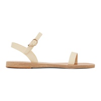 에인션트 그릭 샌들 Ancient Greek Sandals 오프화이트 Off-White Irida Flat Sandals 241674F124086