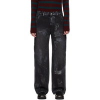 앤더슨벨 Andersson Bell Black Coated Jeans 232375M186006