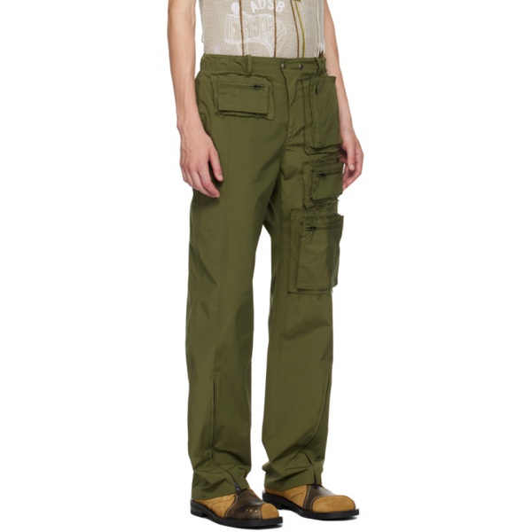  앤더슨벨 Andersson Bell Khaki Zip Pockets Cargo Pants 232375M191002