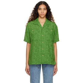 앤더슨벨 Andersson Bell Green Bali Shirt 231375F109003