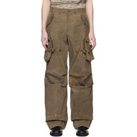 앤더슨벨 Andersson Bell Brown Fatani Crack Cargo Pants 231375M188001