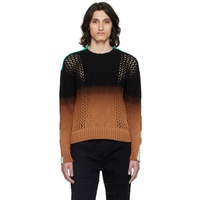 앤더슨벨 Andersson Bell Black Intarsia Sweater 241375M201005