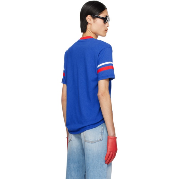  안나수이 Anna Sui SSENSE Exclusive Blue T-Shirt 241894M213003