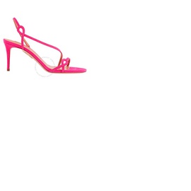 Aquazzura Serpentine 75 Sandals In Pink STNMIDS0-FSU-EXP