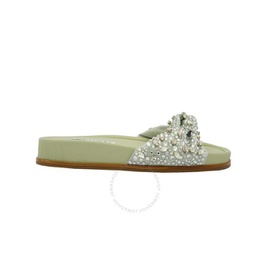 Aquazzura Ladies Cool Mint Asja Crystal Sandals ASJFLAA1-SAN
