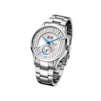 Arbutus Automatic White Dial Mens Watch AR915SWS
