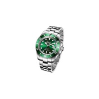 Arbutus MEN'S Wall Street Stainless Steel Green Dial Watch AR1907SGS