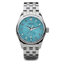 Armand Nicolet MEN'S MH2 Stainless Steel Acqua Dial Watch A640A-TF-MA2640A