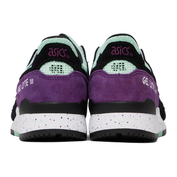  Asics Black & Purple Gel-Lyte III OG Sneakers 232092M237066