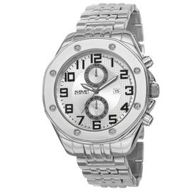 August Steiner MEN'S Alloy Silver Dial Watch AS8140SS