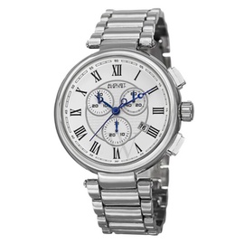 August Steiner MEN'S Chronograph Alloy Silver Dial Watch AS8148SS