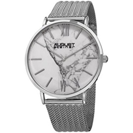August Steiner MEN'S Stainless Steel White Dial AS8218SS