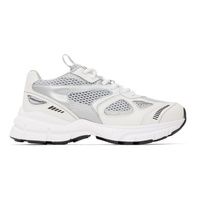 악셀 아리가토 Axel Arigato White & Gray Marathon Runner Sneakers 232307F128013